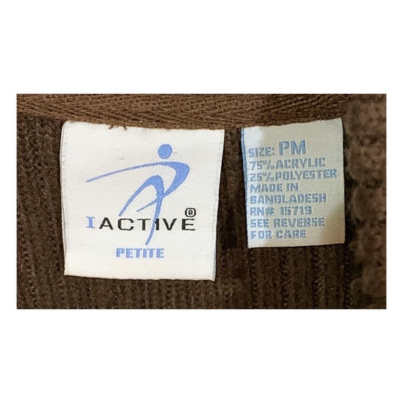 IActive Jacket cardigan quilted snaps closure Lightweight jacket Size MP - Picture 4 of 8